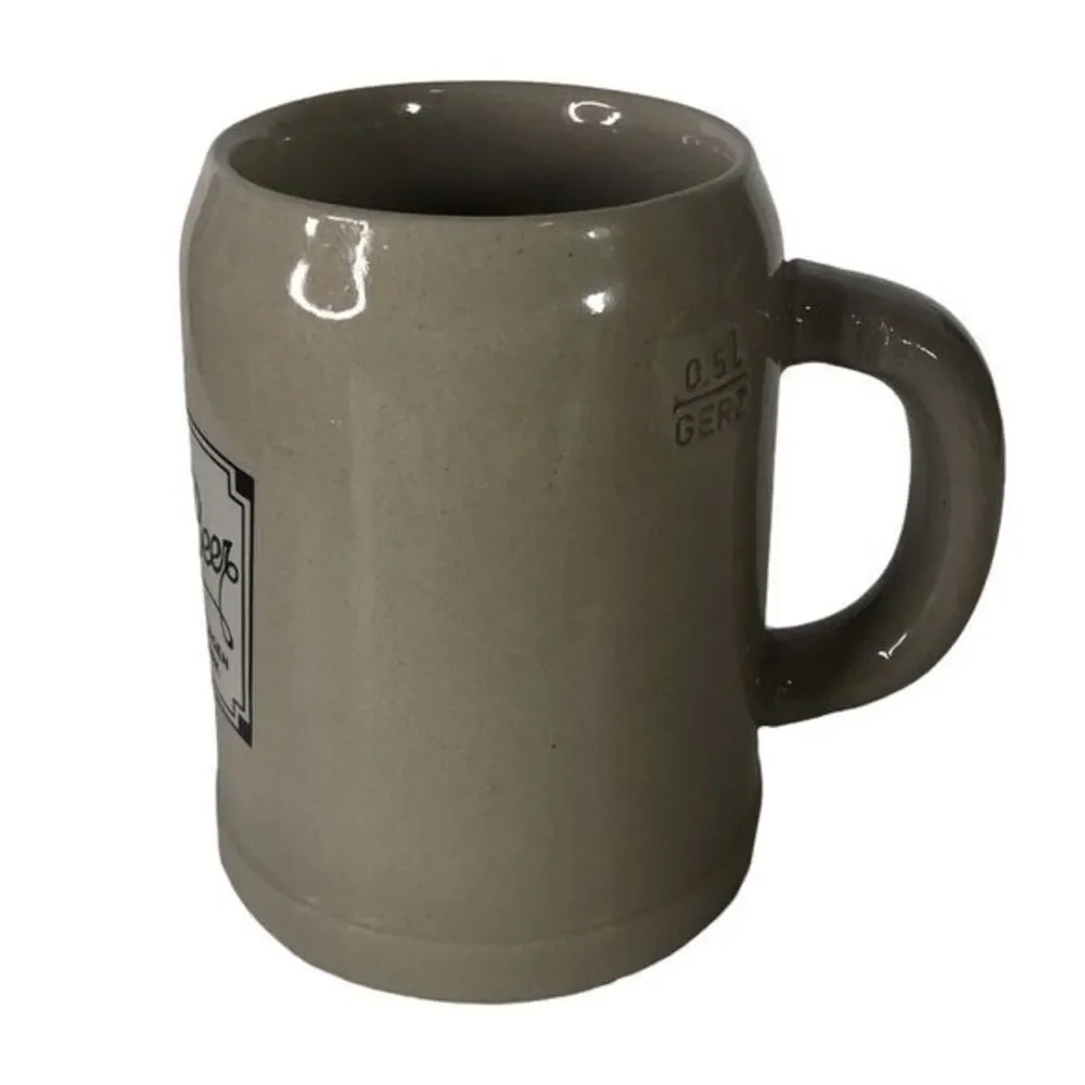 Tuborg Beer Stein 0.5L‎ Gerz West Germany Ceramic Vintage Novelty Mug